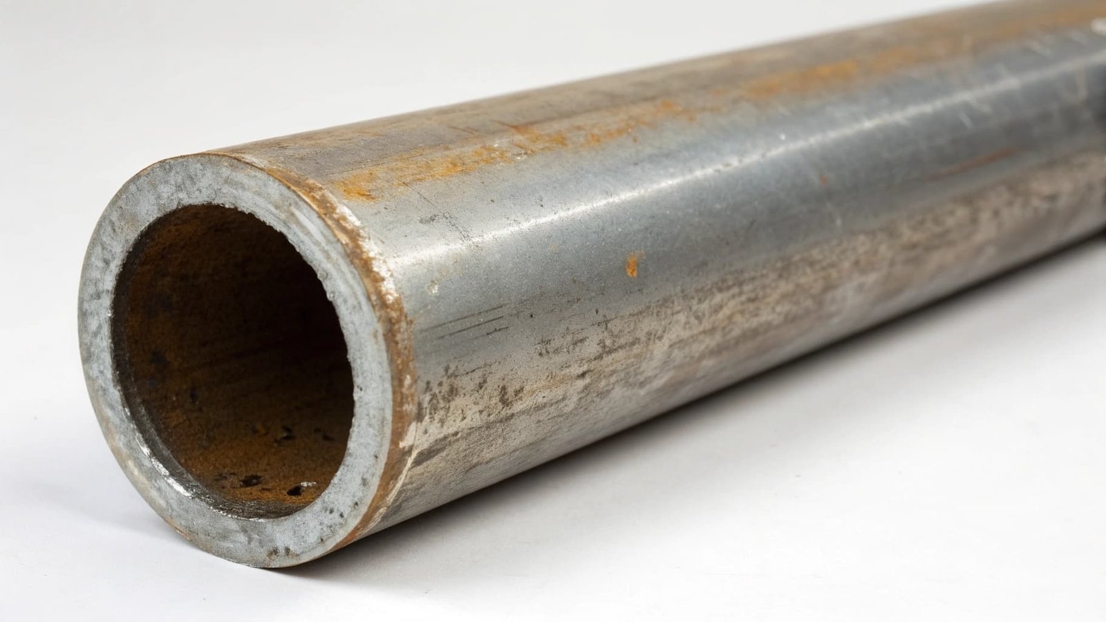 A section of a welded 5083 marine structure coated in salt spray next to a structural 6061 machine frame in a clean factory.